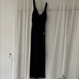Enfocus Studio Black Sleeveless Maxi Dress